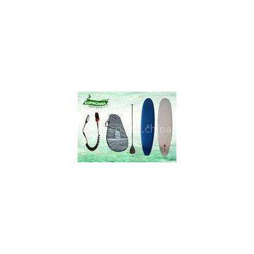 Epoxy fiberglass EVA Soft top sup boards , Square tail stand up surfboard