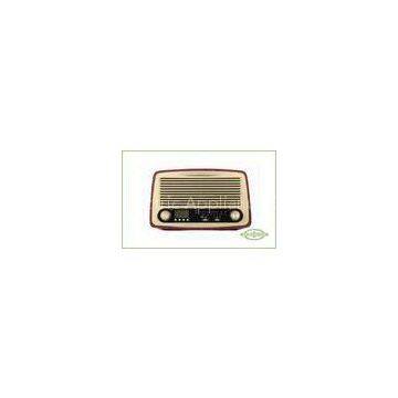 Multifunction Wooden Retro Radio Handmade Dual Alarm FM Clock Radio