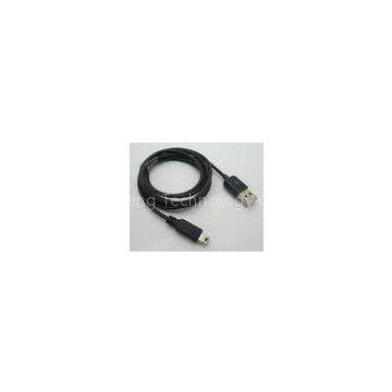 USB 2.0 A Type Male To Mini 5pin Data Cable For PC Camera black 1.2M