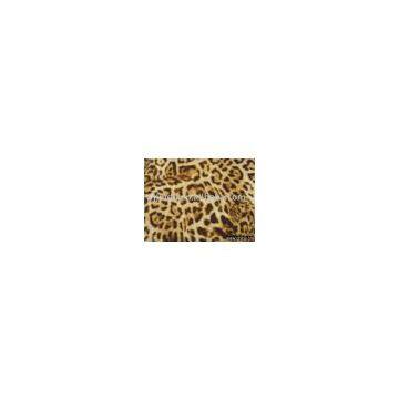 leopard print suede