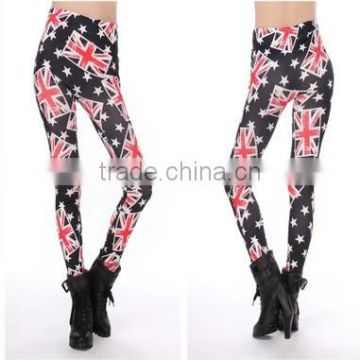 2014 new fashion soft floral print women tights milk silk leggings