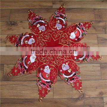 embroidered tablecloth christmas octagon