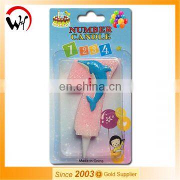 Birthday Glitter Hand Craft Numberal Candle photo-4