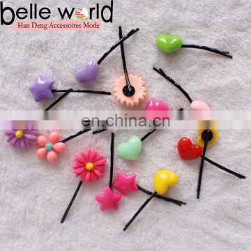 Summer Hair Accessory Cute Kids Plastic Hair Bobby Pins