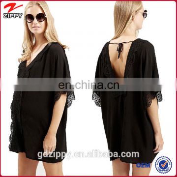 Lace Trim Kaftan Max Fashion Maternity Shirts