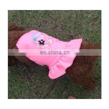 Cotton Dog Dress Strawberry Print Teddy Costume Summer Adorable Pet Clothes Cat Lady Skirt With Shoulder-straps photo-5