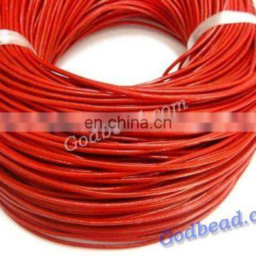 29jewelry cords 1mm/2mm/ 3mm/4mm/5mm/ smooth round jewelry cords geunine leather cords