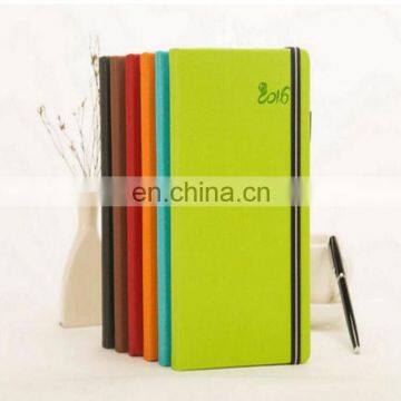 2018 wholesale customized colorful notepad OEM A4/A5/A6 pu leather notebook logo printing with elastic band