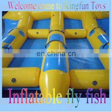 6person inflatable fly fish, inflatable water game