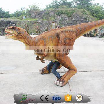 Lifelike Adult Walking Velociraptor Costume For Corporate Events photo-2