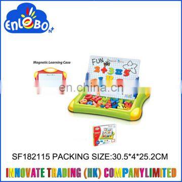 Kids magnetic learning case with alphlate and number SF182115