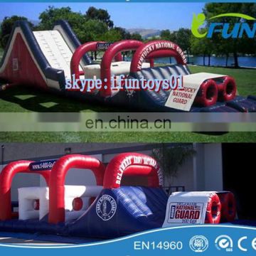 inflatable small obstacle course / portable obstacle course / inflatable booth camp obstacle