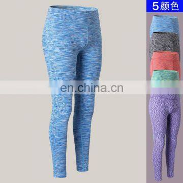 Elastic comfortable breathable sports exercise tight women's fitness upset leggings