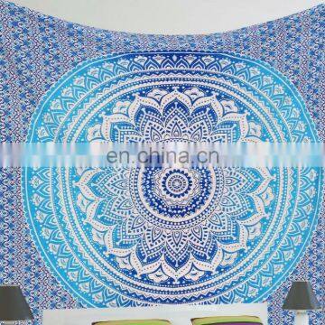 Ombre Indian Mandala Hippie Tapestry Beach Throw Blanket bedspread Indian Tapestry Queen Wall Hanging picnic Decor art Wholesale