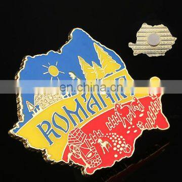 lapel pin with magnet backing