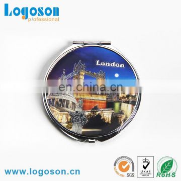 Cheap promotional London souvenirs make up pocket mirror