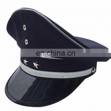 high front of customized navy army dress cap for different rank