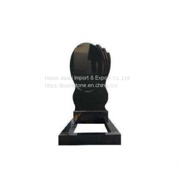 Shanxi Black Granite Tombstone Monument Design Factory in China photo-2