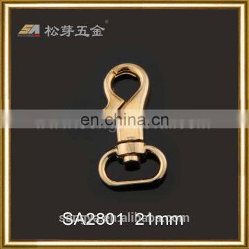 High Quality Gold Plated Snaphook For Handbag, Customized Gold Snaphook, Zinc Alloy Gold Color Snaphook