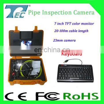 50m fiberglass cable underwater inspection camera with 512Hz transmitter TEC-Z710DLK