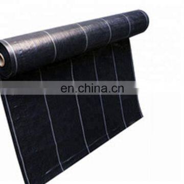 agricultural greenhouse used 90gsm 100gsm black landscape ground fabric plastic weed control mat