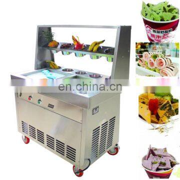 CE ROHS certification yogurt rolls fried ice cream machine with best price