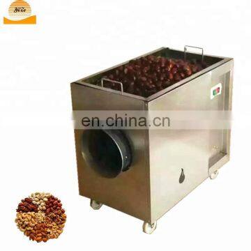 Horizontal drum type spice salt hazelnuts almonds drying and roaster medicinal herbs rotary frying oven