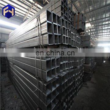 Plastic mild rectangular steel tube with high quality