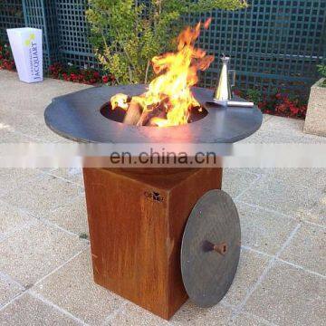 Homemade BBQ brazier outdoor garden grill for garden fun