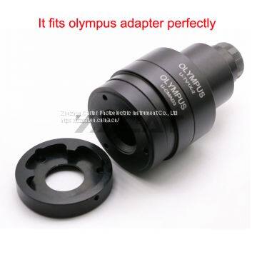 Trinocular Microscope CCD Adapter BH2 Trinocular Interface Conversion Base for Olympus Biological Stereo AX BX CX MX CX2 BX2 SZX photo-3