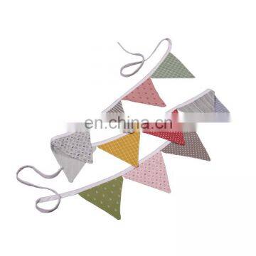 Home Decor Outdoor Accessories Wedding Camping Decorative Triangle Flags and Pennants for Kids Room photo-3