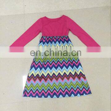 2019 NEW CHEVRON ZIGZAG PRI NT Mommy and me Maxi Dress Mother Daughter Matching Dress (this Link for Girls,1-10years) photo-5