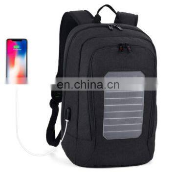 Multiple Function Solar Backpack with Solar Panel Charger for Laptop Electronic Devices