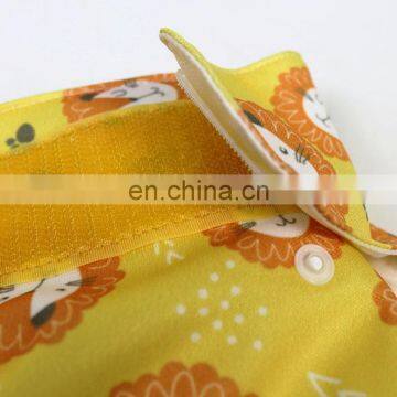 Waterproof Adjustable Size Baby Washable Nappy,100% Cotton Reusable Cloth Diapers for Newborn Babies photo-6