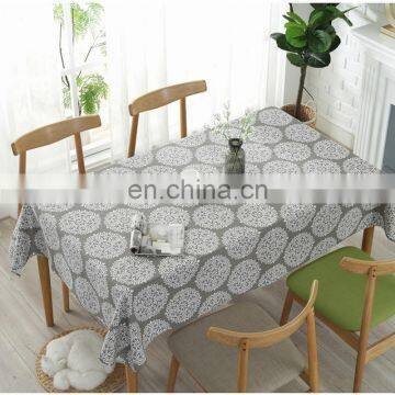 Cotton Linen Tablecloth Cotton Christmas Tablecloth African Flower Tablecloths photo-2