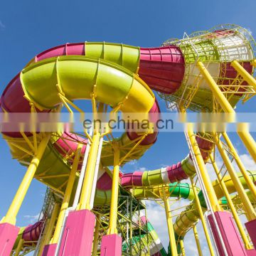 Factory price aqua park fiberglass water slide great fun water slides for sale