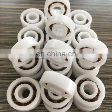 Plastic Material Deep Groove Ball Bearing 6201 PTFE Bearing