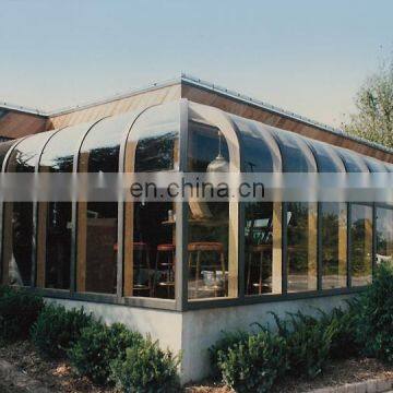 Customized aluminum sunroom conservatory glass sunroom