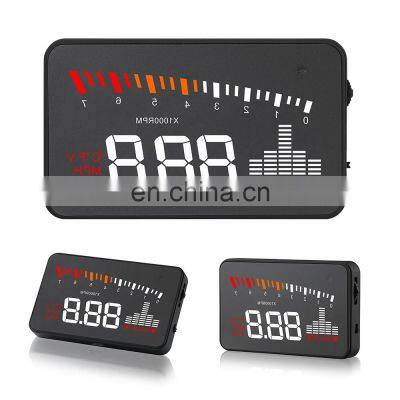 X5 3.5 Inch Car HUD OBD2 Head Up Display Overspeed Warning System Windshield Auto Electronic Alarm Projector photo-6