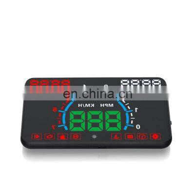 2020 5.5 Inch Smart LCD HUD Driving Head up Display for Universal Vehicle Apply to Cars With OBD2 Interface photo-4