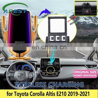 Подставка для мобильного телефона в автомобиле для Toyota Corolla E210 2019, 2020, 2021 годов. Подставка для телефона с гравитационным крепежом, аксессуары для iPhone, Huawei