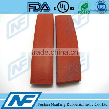 environmental friendly silicone flat rubber seal strip