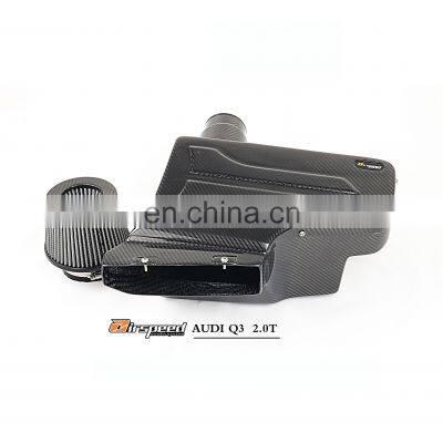 Airspeed Brand Personalized Design Factory Car Airbox Carbon Fiber Airbox Part Air Intake Kit For AUDI Q3