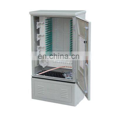 Outdoor Fiber Optic Distribution Box Floor-Standing Empty Box 72/96/144 Core Fiber Cable Transfer Box