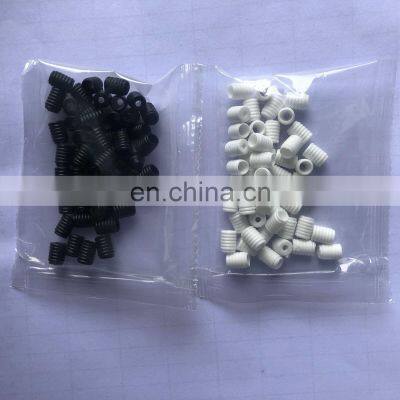 Adjustable Customized Packing/Packed Bag/Box Face Masking Extension Plastic Toggle White Black Rubber Stopper Buckle photo-2