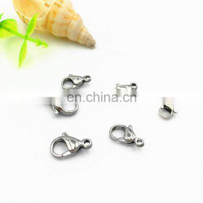 Most popular sterling silver solid gold filled 9mm stainless steel lobster clasp jewelry accessories