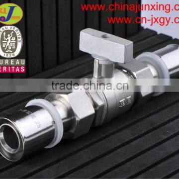 good quality pex-al-pex pipe equal union ball valve fitting