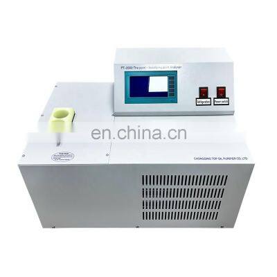 Easy Operation Transformer Oil, Lubricating Oil ASTM D97 GB/T510 Pour Point And Cloud Point Tester