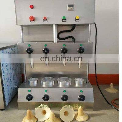 Factory Supplier Pizza Cone Maker Pizza Umbrella Shape Cone Making Machine With Cone Oven And Display Case For Sale photo-5