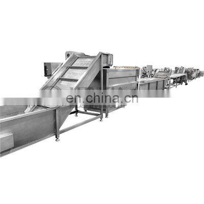 LONKIA commercial root vegetable processing plant ginger washer peeler automatic vegetable washing line